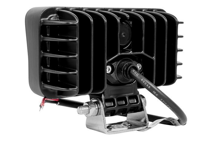 Refletor retangular para lâmpada de trabalho LED TT TECHNOLOGY BLACK TT.13306 com 32 LEDs e 2560 lm