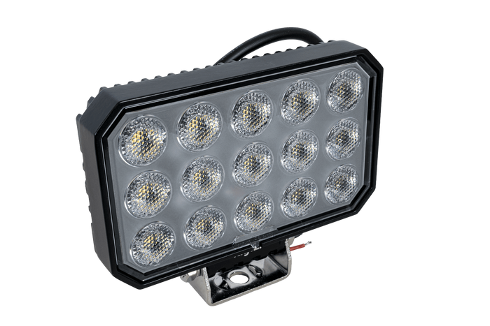Refletor retangular para lâmpada de trabalho LED LAYTZ LY7303 com 60 LEDs e 6000 lm
