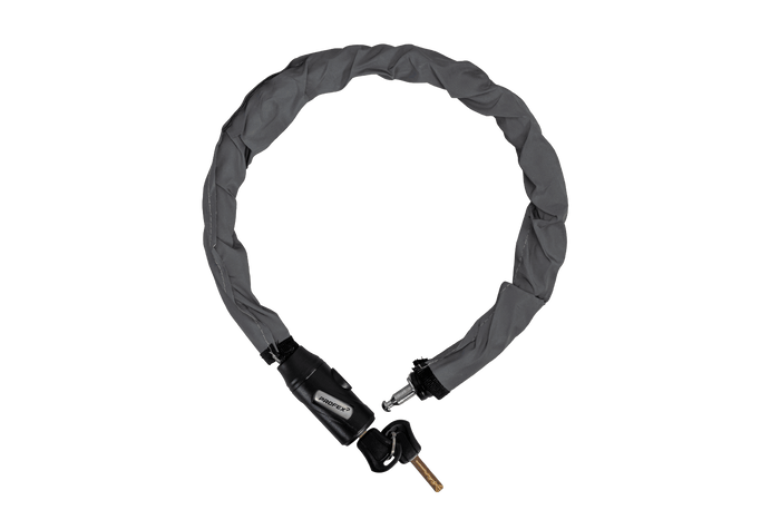 Cadeado de bicicleta PROFEX Reflex em aço reforçado, 70 cm de comprimento