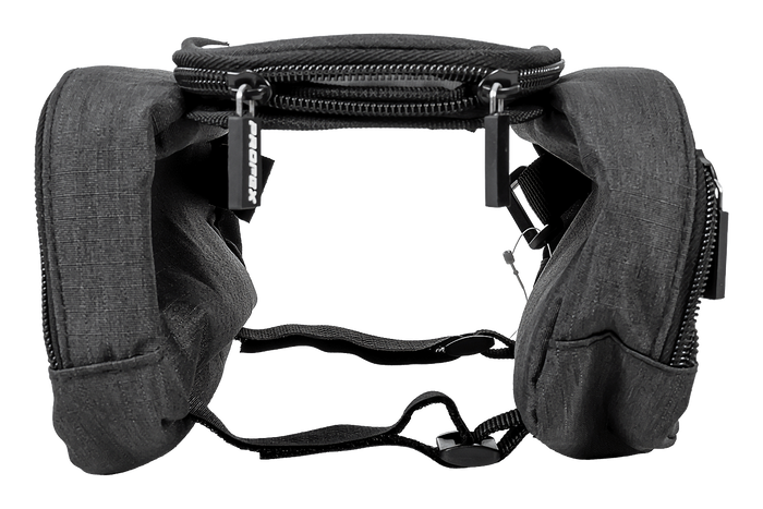 Bolsa de quadro para bicicleta PROFEX 93015 com 2 bolsos e compartimento para celular