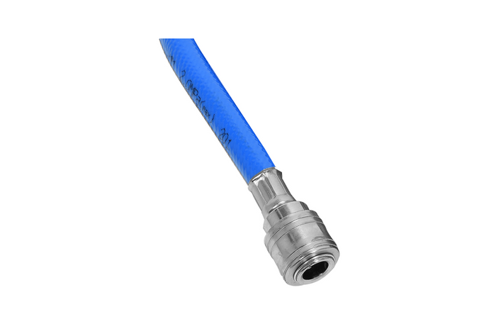 Mangueira pneumática YATO YT-24224 em PVC reforçado com conectores rápidos, 10 mm × 10 m