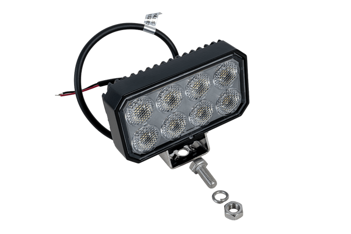 Refletor retangular para lâmpada de trabalho LED LAYTZ LY7302 com 32 LEDs e 3200 lm
