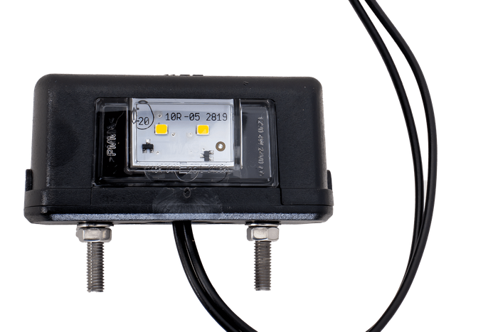 Luz de placa LED WAŚ W52 com cabo de 0,2 m