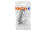 Eixo de roda de suporte KNOTT 406024.001, bucha 84x20mm