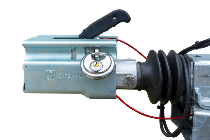 Sistema de travamento para o gancho do ALBE Safety-Box XL