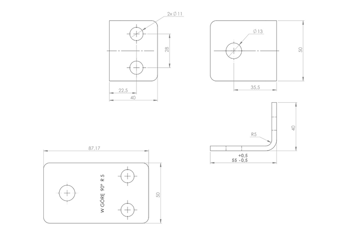 Dispositivo de elevação com manivela UNITRIALER para bascular/descarregar o reboque