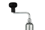 Suporte de manivela extensível WINTERHOFF ST48-120 para reboque de 150 kg, 600-820 mm
