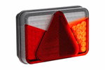 Lanterna traseira ASPÖCK MULTILED V, baioneta 8PIN, 6 funções, direita