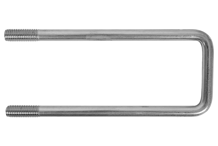 Grampo quadrado DROMET tipo C, M12, 62×202mm