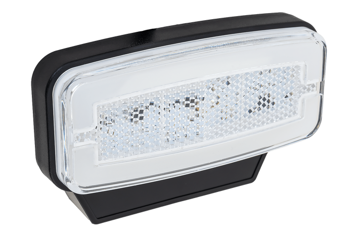 Lâmpada de sinalização universal LED branca HORPOL LD 2764 com suporte.
