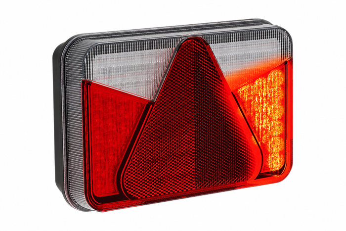 Lanterna traseira ASPÖCK MULTILED V com 5 funções (esquerda)