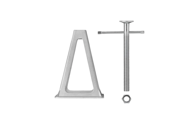 Conjunto de quatro suportes extensíveis ProPlus 360803 estabilizador para reboque de 3600 kg, 430 mm