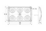 Lâmpada LED HORPOL LWD2864 560lm para interior de carro