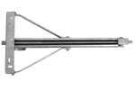 Suporte de canto extensível KNOTT 6X1197.007 para reboque de 1100 kg e 498 mm