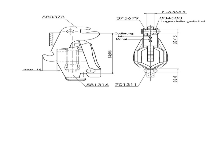 Expansor de mandíbula para tambor AL-KO 200x50 230x60