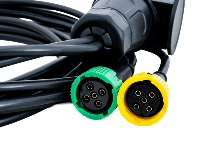 Luzes traseiras DOBPLAST DPT35 + chicote MANTES 4m 13PIN