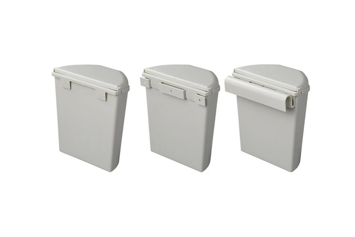 Lixeira ProPlus 370402 com tampa para reboques e autocaravanas, 6L