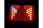 Luzes traseiras HORPOL LZD 3215+3216, cabo de 2m, 7 funções, esquerda + direita