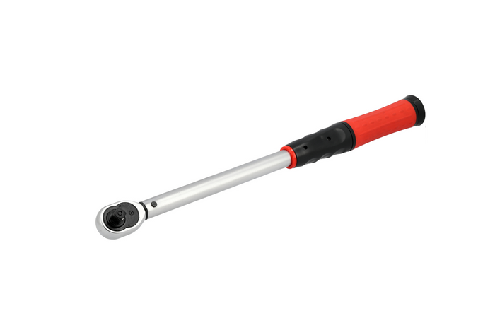 Jogo de chaves dinamométricas YATO de 1/2" com torque de 40–220 Nm para substituição de rodas.