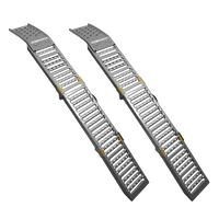UNITRAILER ALR005 rampas dobráveis ​​de aço para reboques, 200 cm, 500 kg, conjunto de 2