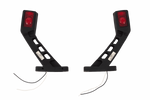 Conjunto de duas lâmpadas de marcação LED TT TECHNOLOGY TT.12191, esquerda + direita, em um braço de borracha