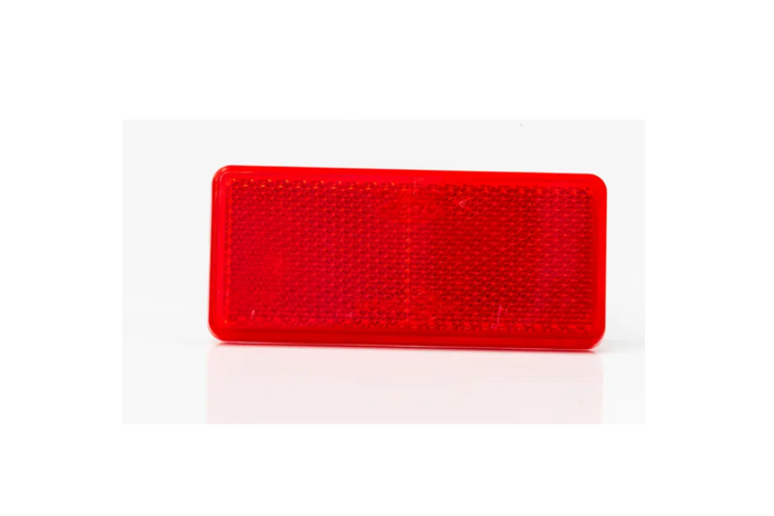 Refletor retangular vermelho FRISTOM DOB-035C 90x40mm