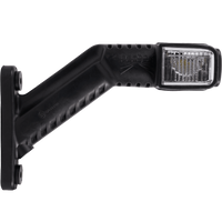 Luz de sinalização lateral direita ASPÖCK SUPERPOINT IV LED em braço de borracha