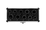 Extratores de parafusos YATO YT-06031, 9-19 mm, pacote com 10 unidades.