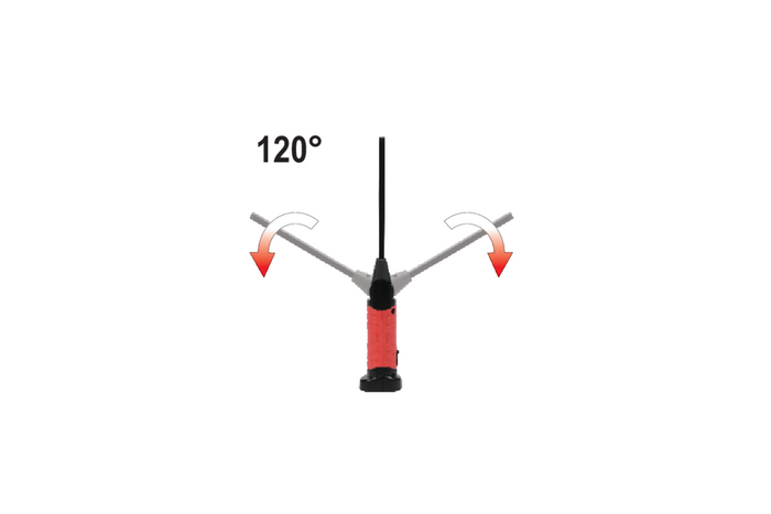 Lâmpada de oficina + lanterna YATO YT-08518 COB LED 600lm