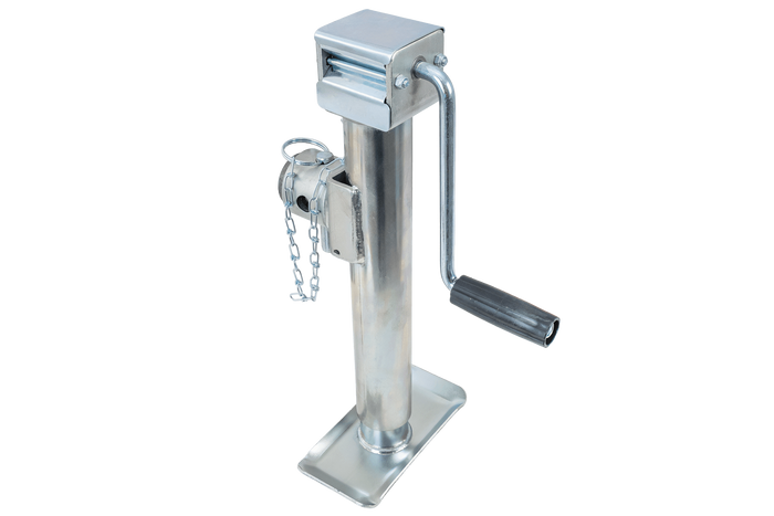 Suporte extensível com adaptador UNITRIALER TJ5001+TJ5002A para reboque plataforma de 1300 kg (364-614 mm)