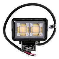 Refletor retangular para lâmpada de trabalho LED TT TECHNOLOGY BLACK TT.13440 com 40 LEDs e 2630 lm
