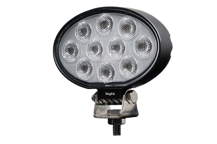 Refletor oval para lâmpada de trabalho LED LAYTZ LY7401 com 40 LEDs e 4000 lm